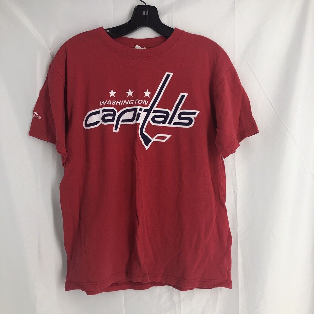 WASHINGTON CAPITALS NHL SS Ultra Soft Crew Neck Tee T-shirt Size Medium